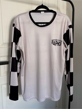 Lightweight Checkerboard Motorcycle Long Sleeve